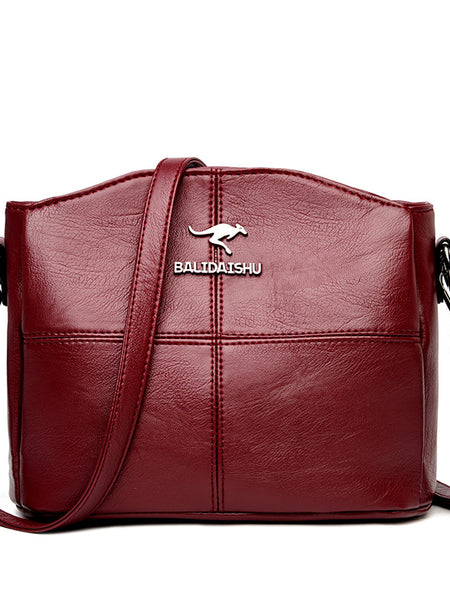 Splicing bag single shoulder crossbody bag