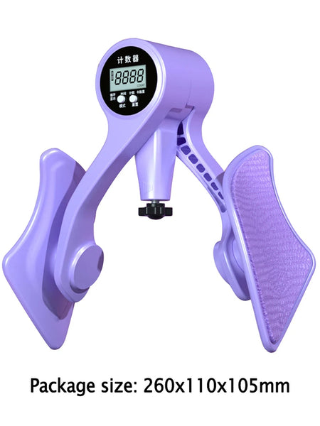 Digital Counter Hip Trainer Leg Trainers Pelvic Floor Muscle Strength Adjustable Leg Exerciser Inner Thigh Fitness Equipment