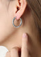 18K Gold-Plated Huggie Earrings