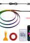 10 in 1 Car LED Acrylic Light Strip RGB Symphony Auto Interior Strip Lights Remote/APP Control Decorative Atmosphere Lamp