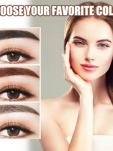 EELHOE  Eyebrow Pencil, Quick Makeup Eyebrow Natural Hairline Lazy Easy Waterproof With Eyebrow Card Eyebrow Brush