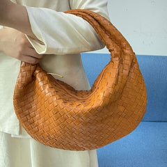 Large size women's woven bag large capacity hand-held armpit bag women's bag