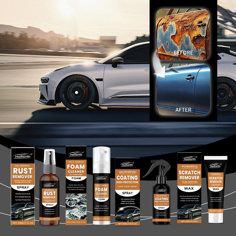 Homonth Automobile Protective Coating Spray, Multi-Functional Car Cleaning, Rust Removal, Scratch Repair, Universal Care