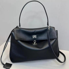 Vintage Suede Matte Kelly Bag — Elegant Shoulder, Crossbody & Underarm Tote for Women