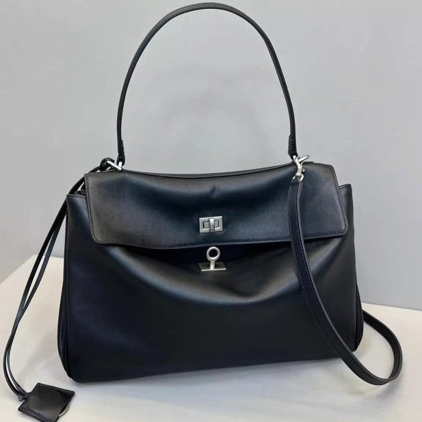Vintage Suede Matte Kelly Bag — Elegant Shoulder, Crossbody & Underarm Tote for Women