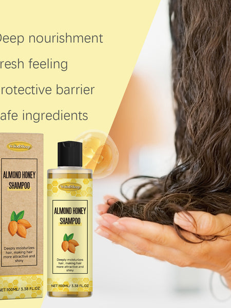 WoodSleep Almond Honey Shampoo Nourishes And Pampers Hair With Softness And Shine