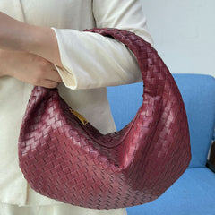 Large size women's woven bag large capacity hand-held armpit bag women's bag
