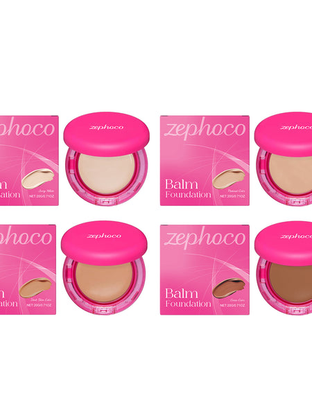 zephoco Moisturizing Foundation, Light, Moisturizing And Moisturizing Skin, Concealer Clear Oil And Dry Skin