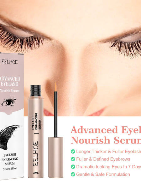 Eyelash Liquid for Natural Curling, Lengthening, and Thickening with Moisturizing Care