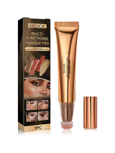 EELHOE Multifunctional Makeup Pen, Face Light Highlight Natural Three-Dimensional Liquid Contour Beauty Stick