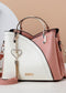 Trendy Handbag Korean Style Color Block Large Capacity Women's Bag Fashion Shoulder Crossbody Bag Wholesale Cross-border Bucket Bag