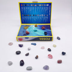 Advent Calendar Rock Blind Box 24-Day Countdown Surprise Mineral Gift Set