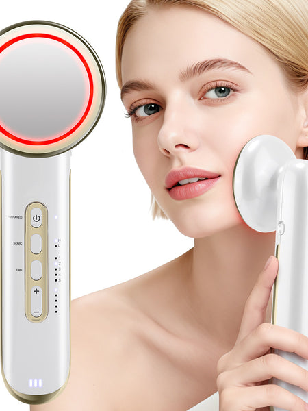 EMS Body Sculpting Device with 5 Modes, Rechargeable Far Infrared & Ultrasonic Fat Burning Slimming Beauty Instrument
