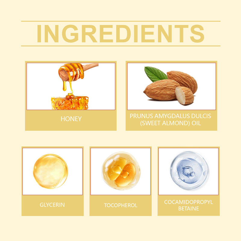 WoodSleep Almond Honey Shampoo Nourishes And Pampers Hair With Softness And Shine