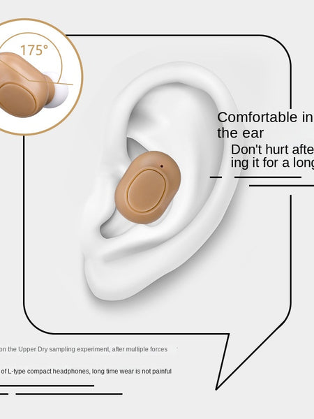 Hearing Aid Sound Amplifier with Magnetic Clasp and Digital Display, High-Quality Audio Collector