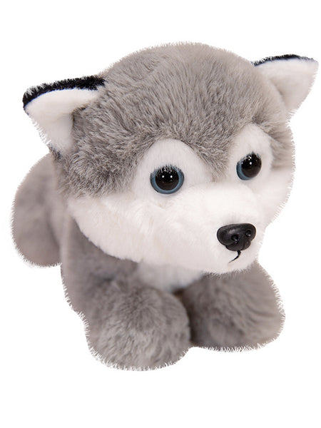 Heavy Particle Small Size Dog Lying Husky Plush Toy Doll Claw Machine Stuffed Animal Children's Birthday Gift