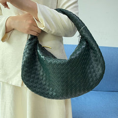 Large size women's woven bag large capacity hand-held armpit bag women's bag