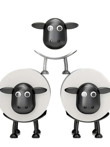 Cute sheep shaped toilet paper holder suitable for fashionable home decoration tissue box storage bathroom accessories decoration rack