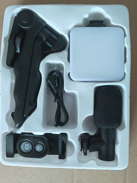 Desktop Beauty Leg Pocket Fill Light with Microphone Set Single Reflex Conference Lamp Handheld Photography with Microphone