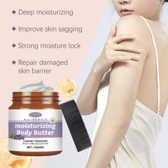 WoodSleep Lavender And Chamomile Body Butter Moisturizer Deeply Hydrates And Moisturizes All Over The Skin