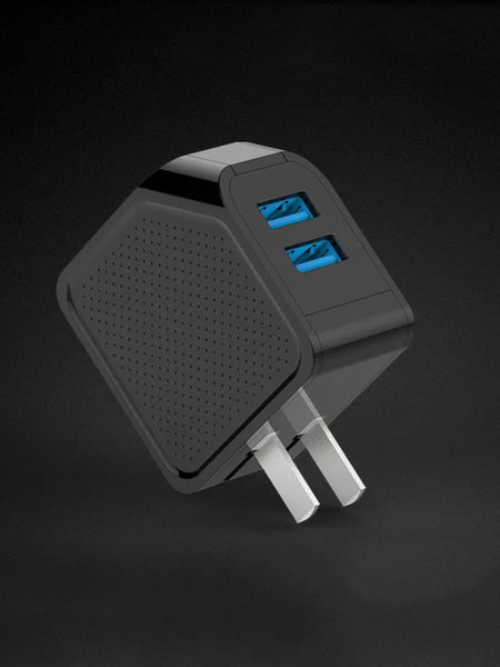 LED Display Intelligent Fast Charging Head Power Adapter Automatic Power-Off Dual USB Cell Phone Charger Quick fast charging