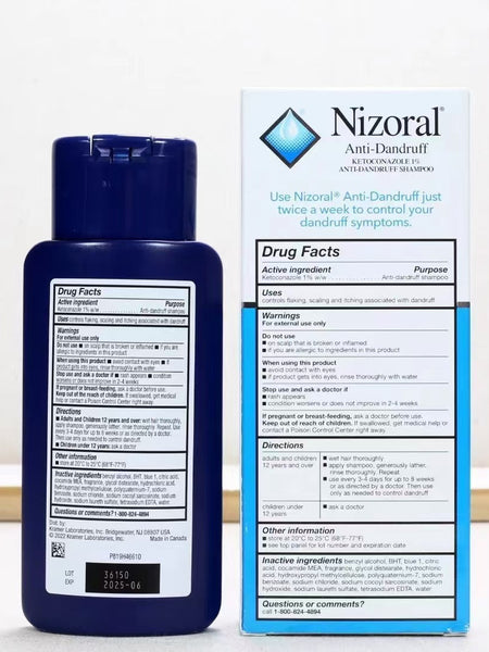 Amazon Nizoral Renshan Lishu Silicone-Free Oil Control Anti-Dandruff Anti-Itch Anti-Hair Loss Shampoo and Conditioner 200ml