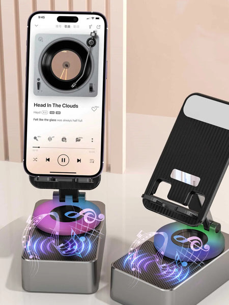 Mobile Phone Bracket Audio Two-in-one Rotating Foldable