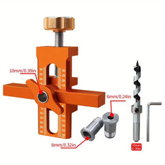 Cabinet Door Installation Jig — 2-in-1 Bidirectional Scale Drilling & Rebounding Positioning Tool, 3 Kit Options