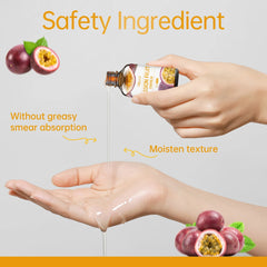 Hllozzi Passion Fruit Aromatherapy Essential Oil with Glass Dropper for Skin Care, Massage, Home Aromatherapy, and Cleansing
