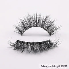 Clear Band Eyelashes Natural Fluffy 3D Mink Lashes D Curl  Volume Wispy False Eyelashes With Clear Band Soft  Reusable Lashes