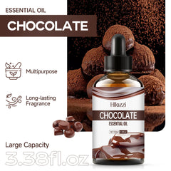 Chocolate essential oil is suitable for skin care, bath and aromatherapy diffusers and is suitable for all skin types.