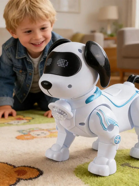 1Piece Intelligent Music Robot Dog Programmable Smart Walking Dancing Kids Birthday Gift for Kids Boys Girls
