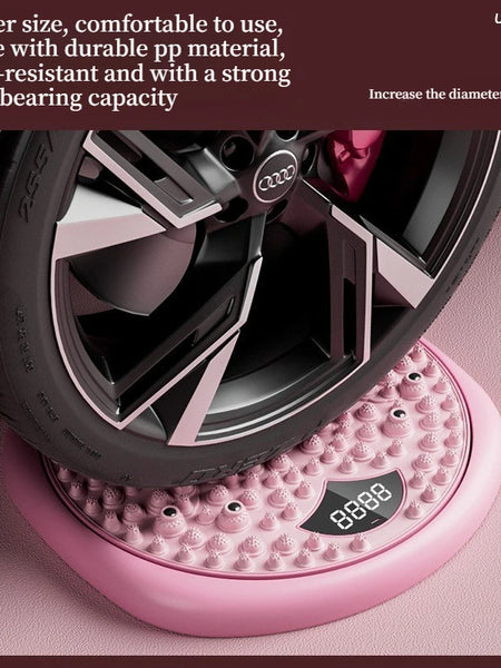 Intelligent Counting Foot Massager Turntable Massage Shiatsu Board Waist Twisting Disc Type-C Charging Magnetic Acupressure Mat