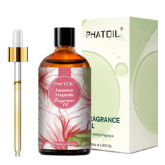 PHATOIL 100ml Oud Warmth Fragrance Oil For Diffuser Aromatherapy White Santa Teakwood Vanilla Amber Japanese Magnolia Aroma Oils