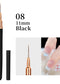 6/9/12/15/18mm Nail Art Liner Brush Metal Handle Painting Acrylic French Stripe Drawing Pen UV Gel Polish Nail Art Manicure Tool