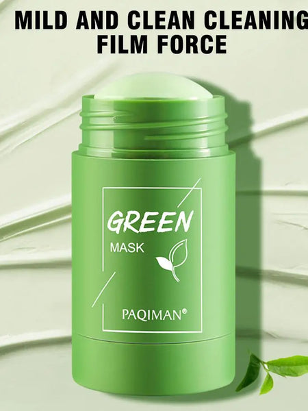 Green Tea Cleansing Stick Mask Face Clean Mask Shrink Pores Smoothing Skincare Moisturizing Deep Cleansing Mask Skin Care