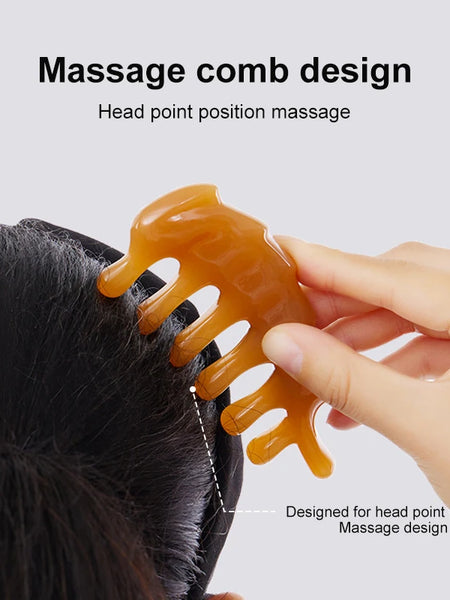 Skin Scraping Resin Guasha Massage Board Face Eye SPA Massager Plate For Neck Back Body Legs Hands Promote Blood Circulation