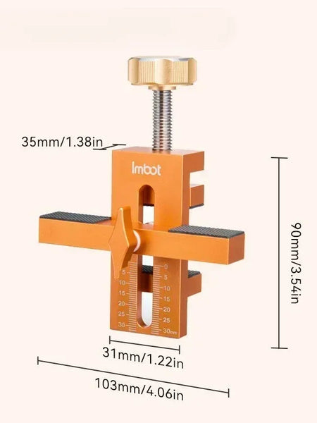 Woodworking Cabinet Door Installation Jig,Door Panel Installation Rebounding Device Drilling Tool 2 in 1 Quick Positioning Tool