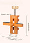Woodworking Cabinet Door Installation Jig,Door Panel Installation Rebounding Device Drilling Tool 2 in 1 Quick Positioning Tool