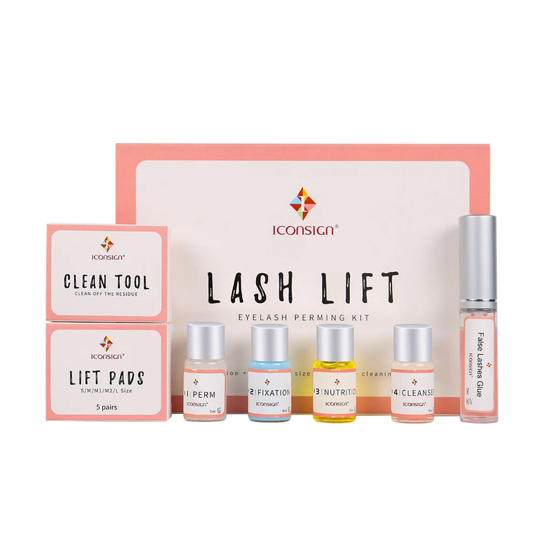 ICONSIGN Lash Lift Kit Lifiting Eyelash Enhancer Calia Set Lashes Perm Eyes Makeup Tools Can Do Your Logo