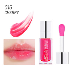 Crystal Jelly Moisturizing Lip Oil Plumping Lip Gloss Makeup Sexy Plump Lip Glow Oil Tinted Lip Plumper