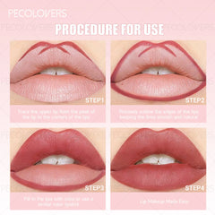 1PC Vibrant Colors Lipner Pen  Colorfast, Easy to Color, Waterproof, Lip Liner, Not Sticky, Lightness, Portable Travel Makeup