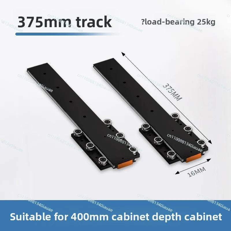 Invisible Damping Drawer Track for Jewelry Display Cabinet — Soft-Close Bottom-Mounted Slide