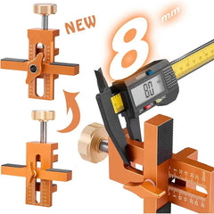Cabinet Door Installation Jig — 2-in-1 Bidirectional Scale Drilling & Rebounding Positioning Tool, 3 Kit Options