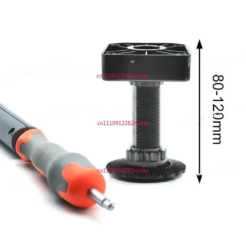 Adjustable Cabinet Leg Levelling Wrench — Telescopic Support Tool for Furniture Assembly & Installation