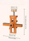 Woodworking Cabinet Door Installation Jig,Door Panel Installation Rebounding Device Drilling Tool 2 in 1 Quick Positioning Tool
