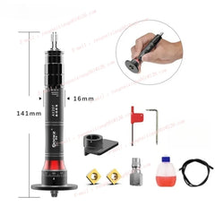 AX207 Mini Pneumatic Chamfering Machine — 45° Handheld Metal Deburring & Corner Chamfer Tool