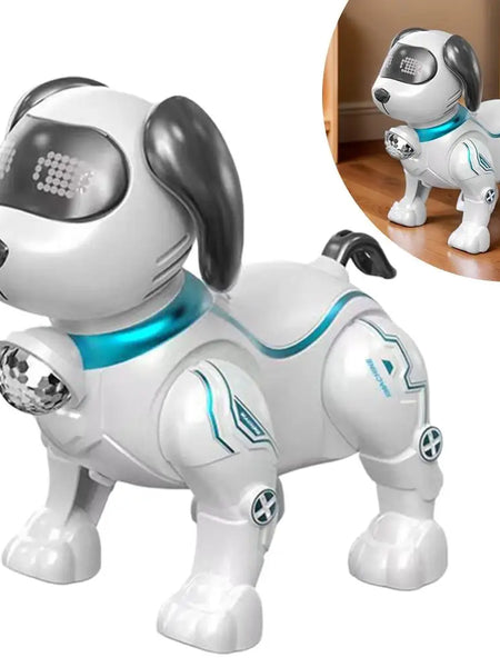 1Piece Intelligent Music Robot Dog Programmable Smart Walking Dancing Kids Birthday Gift for Kids Boys Girls