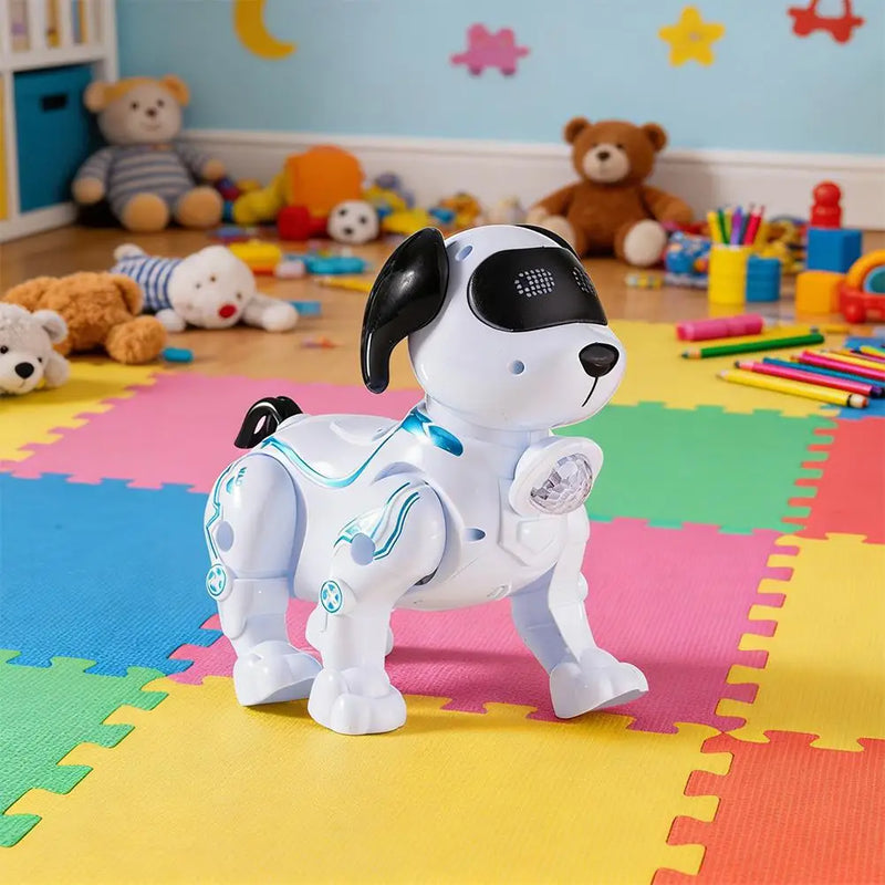 1Piece Intelligent Music Robot Dog Programmable Smart Walking Dancing Kids Birthday Gift for Kids Boys Girls
