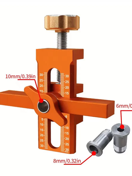 Cabinet Door Installation Jig — 2-in-1 Bidirectional Scale Drilling & Rebounding Positioning Tool, 3 Kit Options
